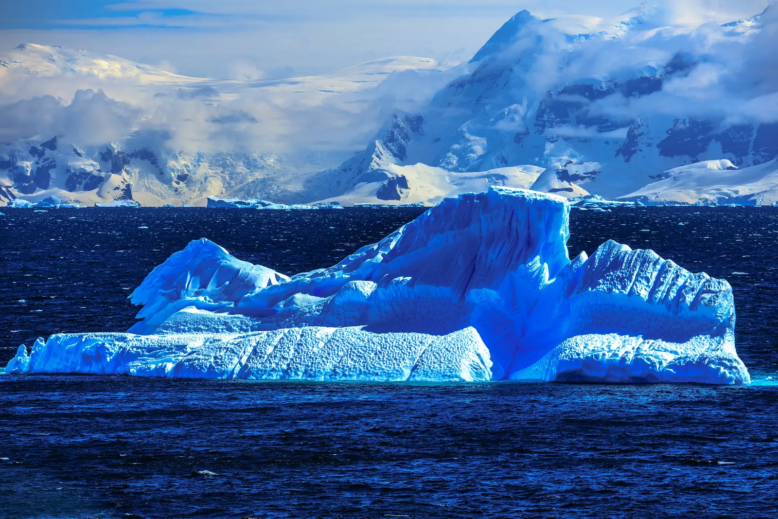A tabular iceberg in the Antarctic Sound