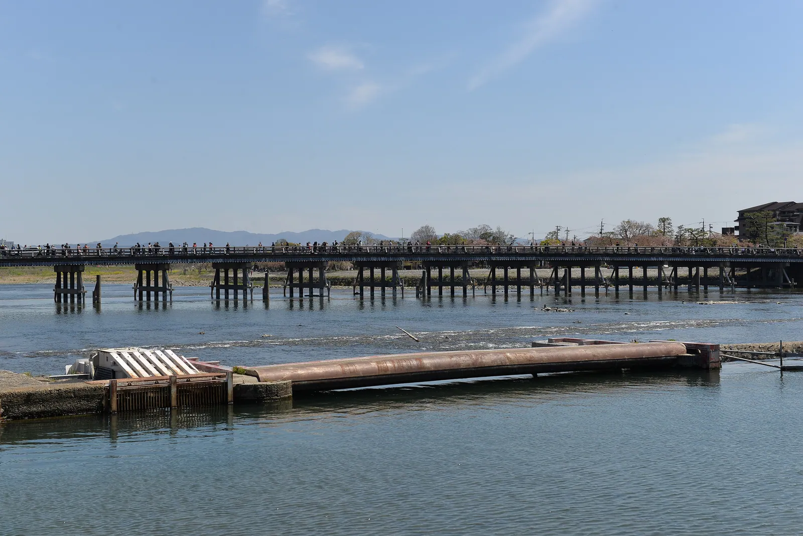 Arashiyama — Togetsukyo bridge in Arashiyama- I did not walk to the other side (48743686522)